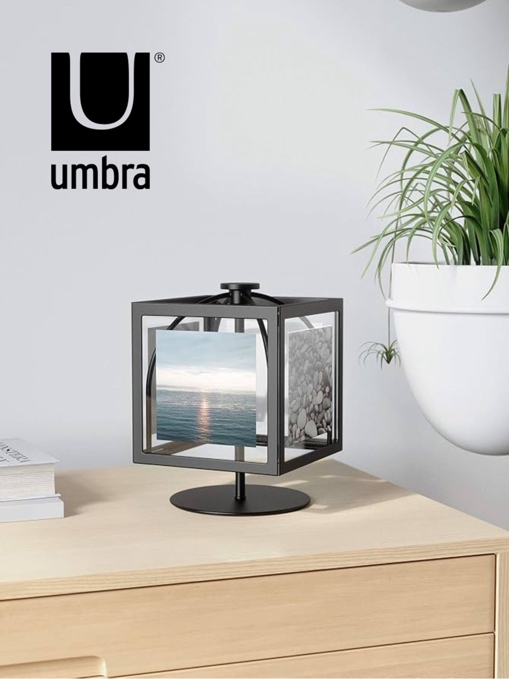 Umbra “Rocker Photo Display” (4) 3” x 3” Photo Holder